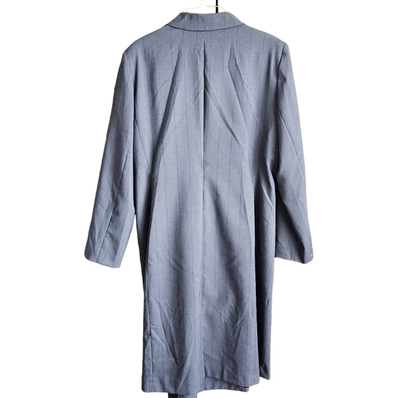 Harve Benard Womens Vintage Long Blazer Suit Jacket Trench Coat Size 16 - Picture 4 of 6